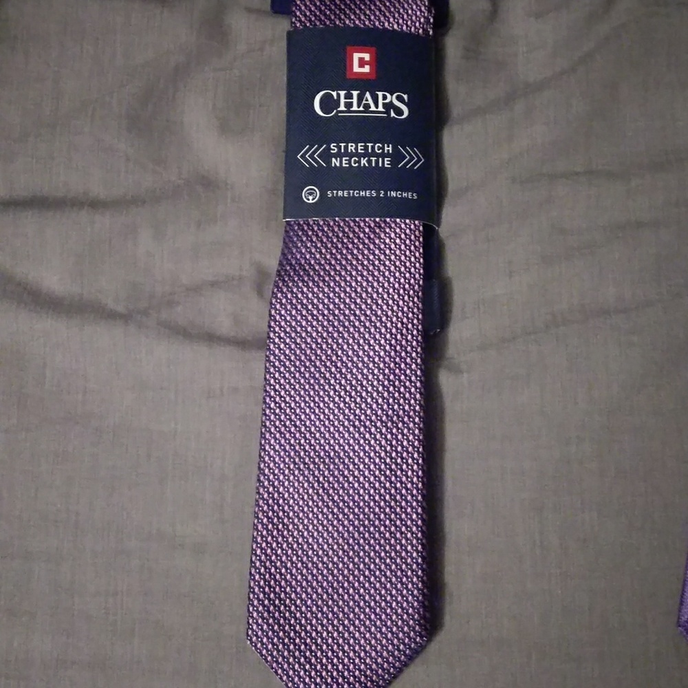 Chaps purple/pink tie.  Brand new!